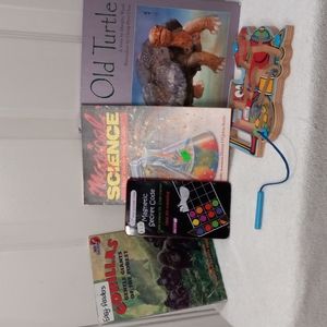 Collection of Magic book, Girilla Bk,Watercolor Turtle Bk,Magnetic Secret code